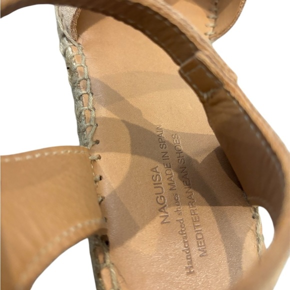 Naguisa Vader Sandals Wedges Size 9.5 US / 40 EU EUC - Picture 4 of 8